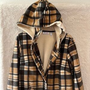 Plaid Fleece/Sherpa Jacket
